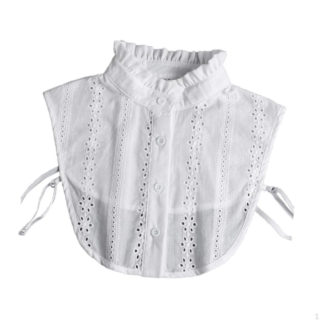 False Collar for Ladies Decorative Versatile Fashion Jacquard Faux