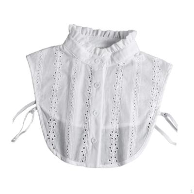 False Collar for Ladies Decorative Versatile Fashion Jacquard Faux