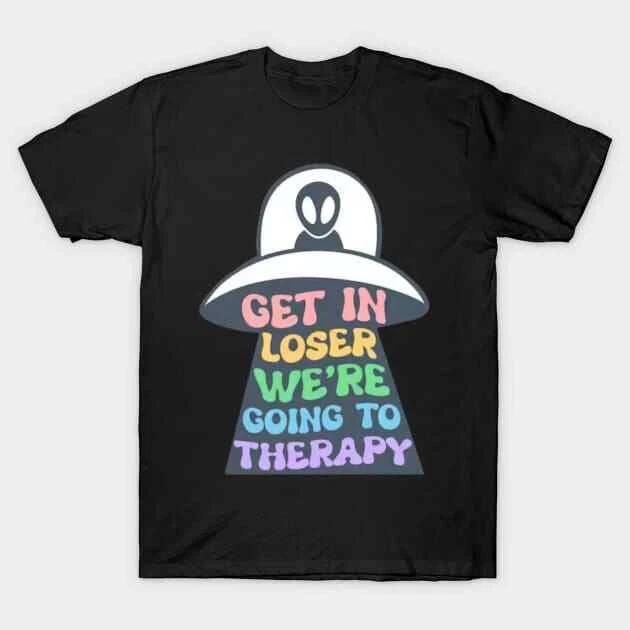 MENTAL HEALTH: going to therapy Made in Australia T-Shirt S