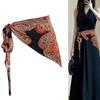 Chinese Style Triangular Waistband Ethnic Style Bohemia Wide Waistband  Dance Costumes Accessory