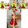 Grinch Kinderkostüm Mit Umhang Und Kleid Für Weihnachtsfeier Kostüm