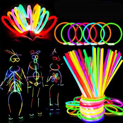 Glow Sticks & Luminous Wristbands - Fun DIY Toys for Kids, Parent-Child Glow Dance, Parties, Gatherings & Outdoor Camping