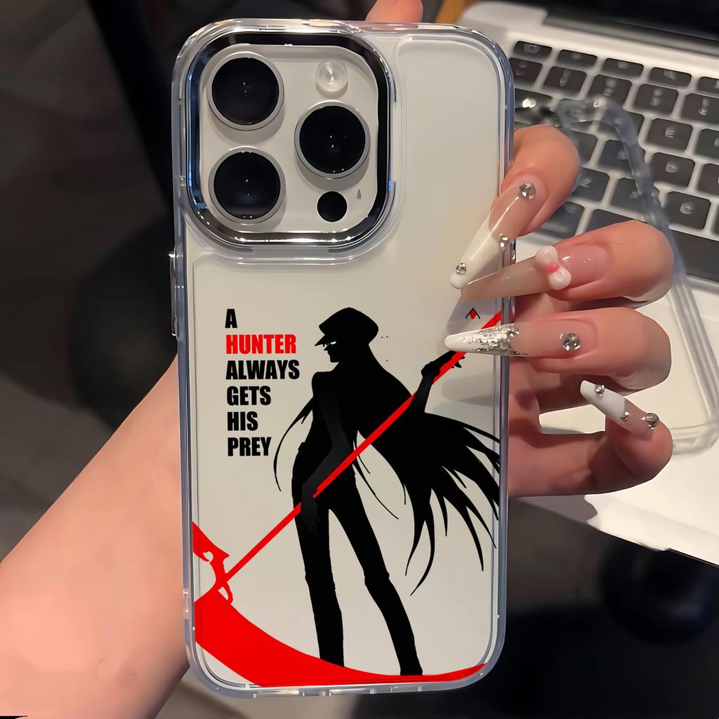 Μαύρη Θήκη Κινητού HUNTER×HUNTER Anime Hot Για IPhone 17 16e 16 15 14 13 12 11 Mini Pro Max X XR XSMAX 8 7 Air Plus Μαλακό Κάλυμμα