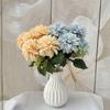 Silk Petals Dahlia Artificial Flower 7 Heads Faux Flower Simulation Flower  Living Room Decor