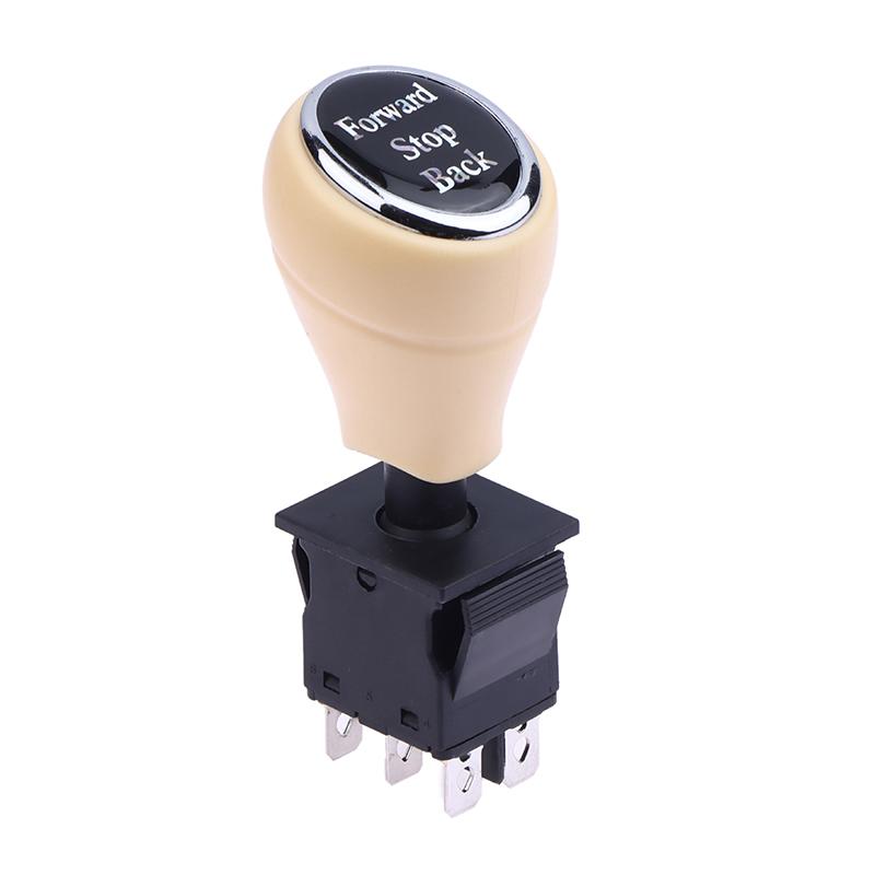 

6Pin ON-OFF-ON Children s Electric Vehicle Baby Carriage Car Toggle Switch Push Handle Forward And Backward Stop Handle Pedal жовтий