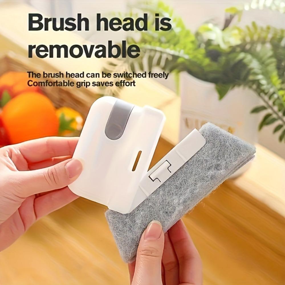 Multi-purpose Handheld Cleaning Brush for Windows, Doors and Kitchens - Easy To Use Recess and Crevice Tool, Reusable Home Essential Duster