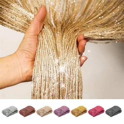 Perdele sufragerie draperii ciucuri strălucitoare snur atârnat ușă fereastră perdea snur despărțitor ușă draperie valance decorațiuni pentru casă
