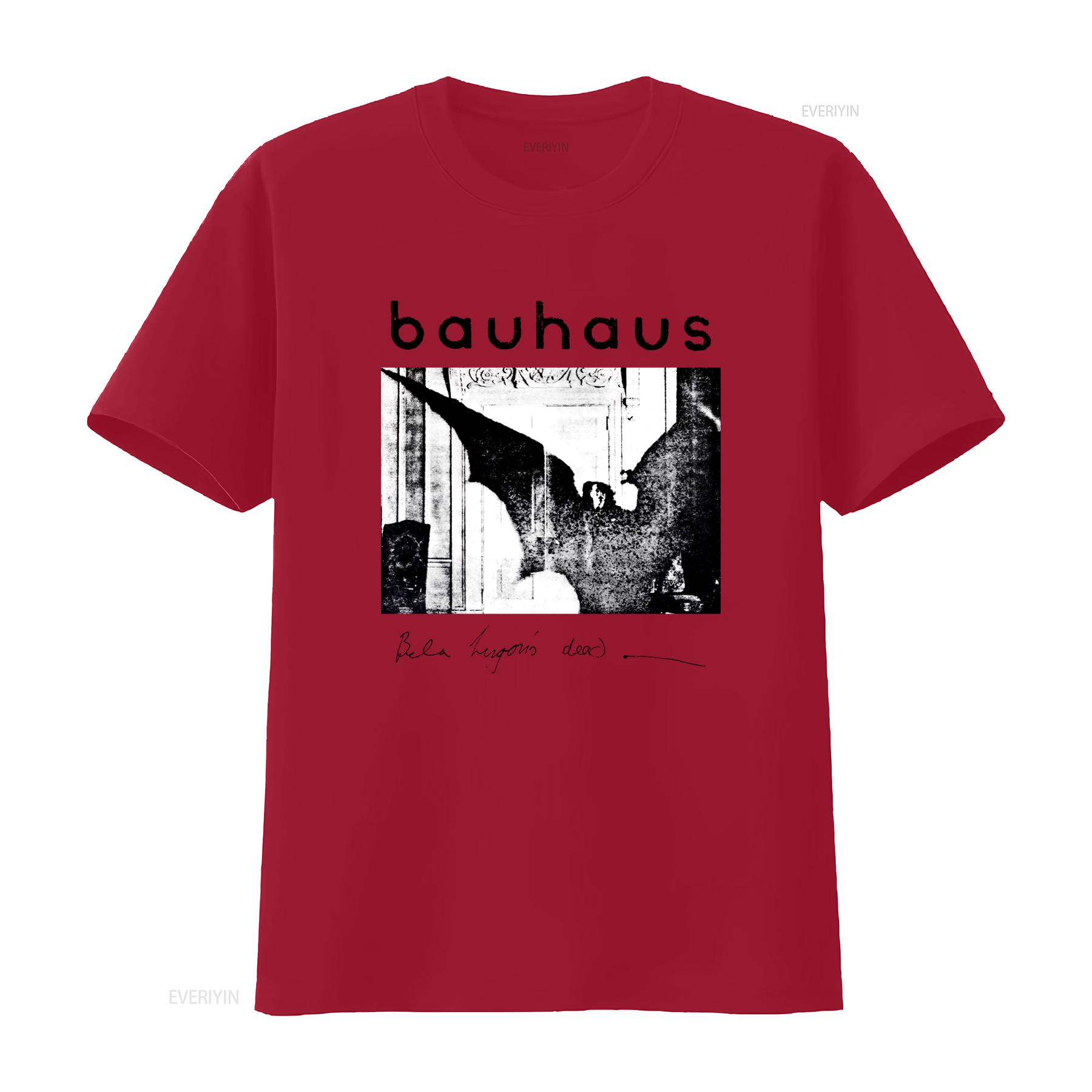 Bauhaus Bela Lugosi Dead T Shirt Cotton White for Men Sizes S to 5XL vintage Washed Stretched Top For Everyday Wear homme S