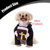 Comfortable Priest Halloween Pet Costume Puppy Party Dress Up for Small Dogs and Cats Pet Accessories Cosplay