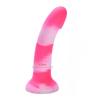7 Zoll Flüssigsilikon Realistischer Dildo mit Starkem Saugnapf Roter Penis G-Punkt Masturbator für Frauen Männer Anal Sex Spielzeug
