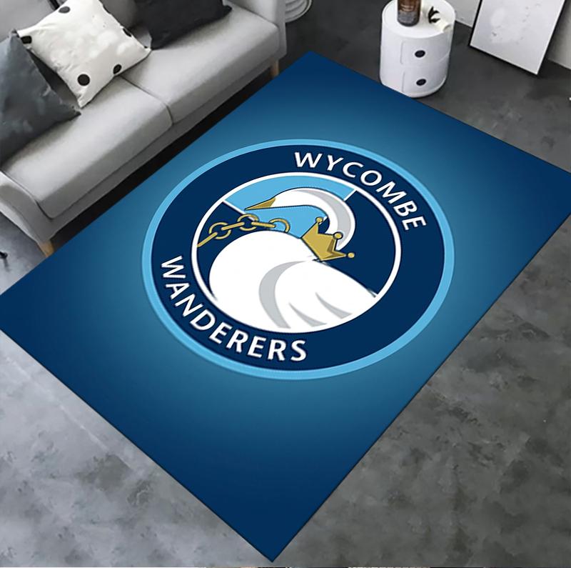 Wycombe Wanderers Fc Carpet Rug For Living Room Bedroom Home Sofa Decorationkids Play Nonslip Floor Mat
