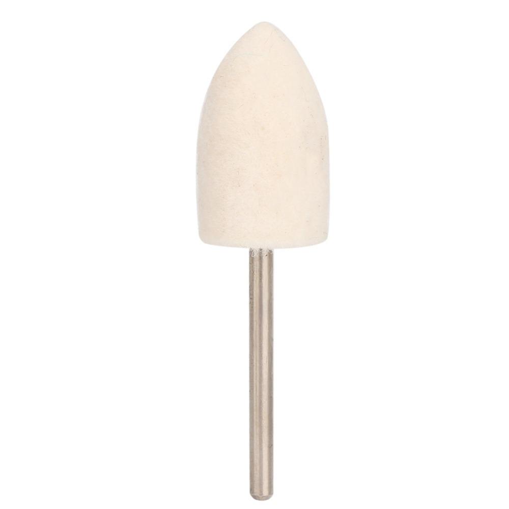 8PCS Conical Shape Conical Head Wool Material Grinding Head Practical Polishing Tool  Polishing Work