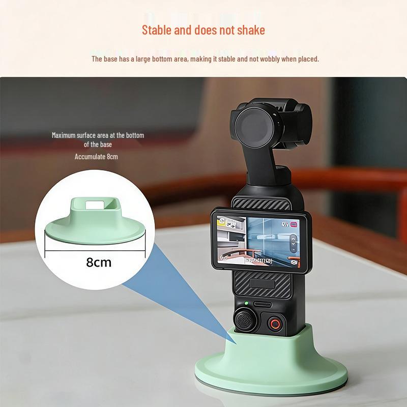DJI Pocket 3/4 Silicone Camera Holder: Non-slip Base for OSMO Accessories