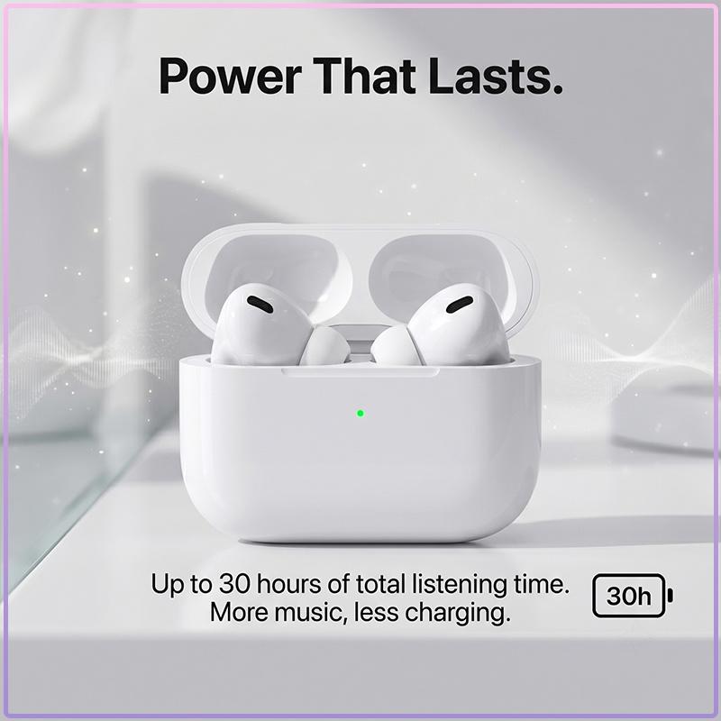 TWS AirPods Pro3 Kabellose Bluetooth-Ohrhörer Präzisionsaudio IPX4 Wasserdicht USB‑C-Laden In-Ear Touch-Steuerung Headset