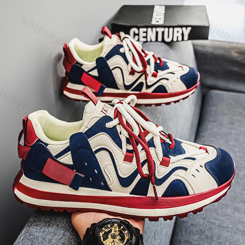 Men Sneakers 2025 Summer Mesh Running Shoes Men Athletic Non-slip Casual Vulcanize Shoes Lace Up Running Shoes Tenis Masculino