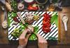 GLASS CUTTING BOARD 52x30 LEAVES