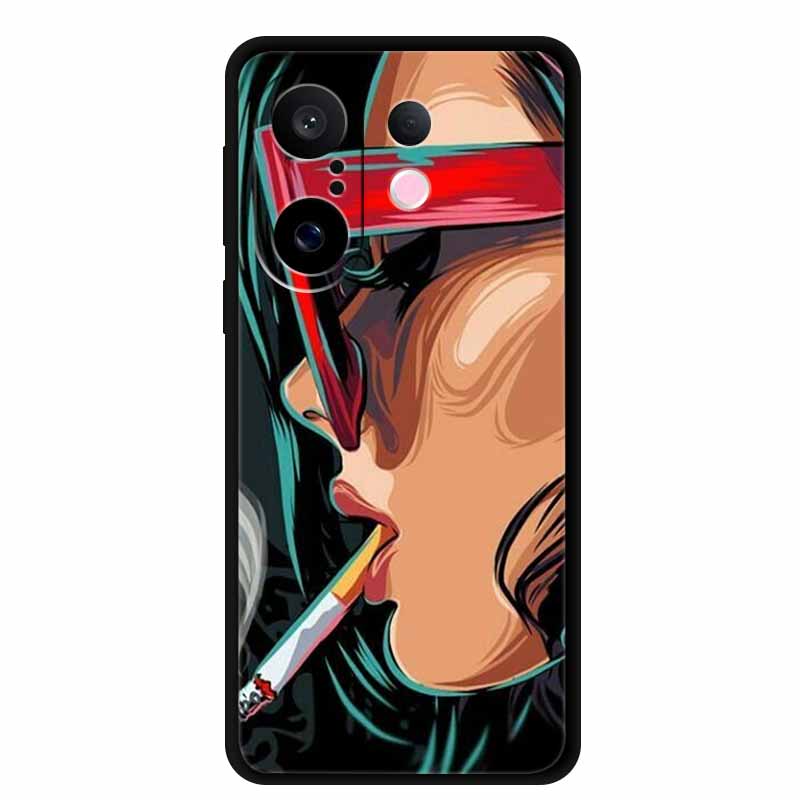 For Vivo S30 Pro Mini Case Luxury Cartoon Pattern Cool Soft Silicone Cover Phone Case for Vivo S30 Pro Mini 5G Protection Bags