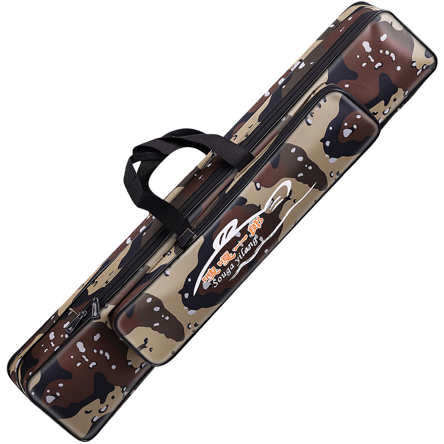 Sougayilang 80/120cm Fishing Rod Storage Bag Large Capacity Fishing Rod Bag Fishing Gear Organizer Carp Fishing Bag Pesca