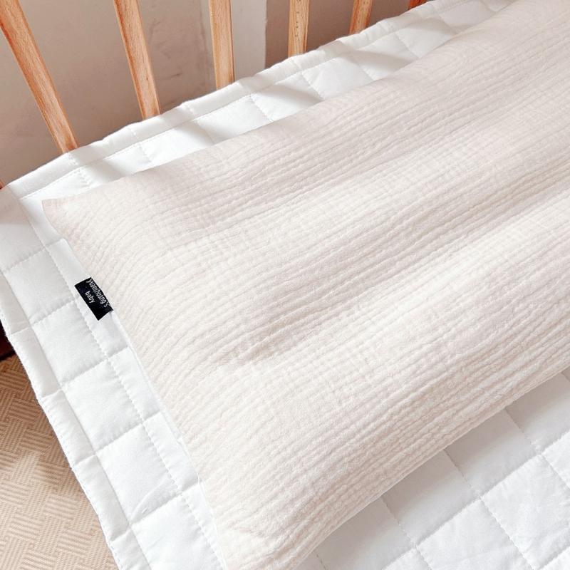 Rectangle Pillow Slip Baby Infant Pillow Slip Replacement Washable Breathable Pillow Cushion Breathable Pillow Case