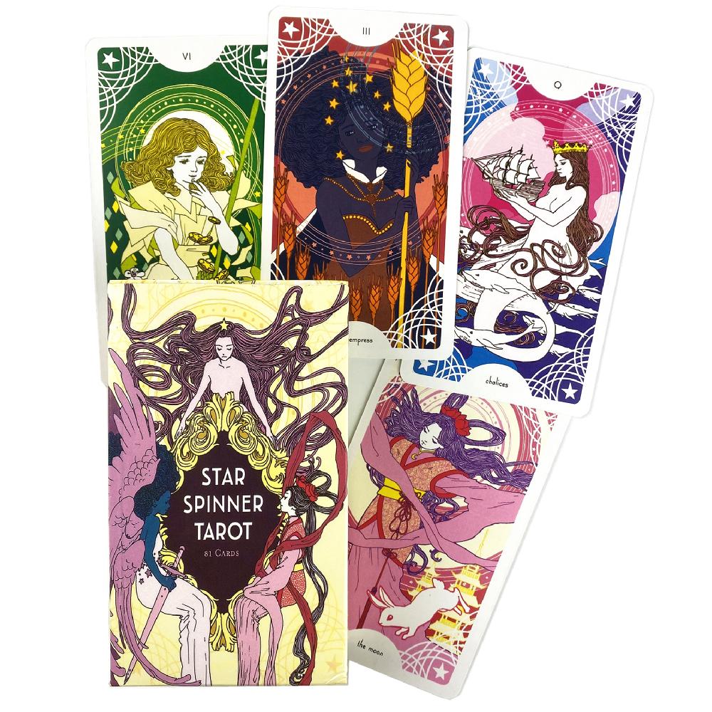 Star Spinner Tarot Cards English Version Fun Fairies Board Games Playing Family Party Entertainment With PDF