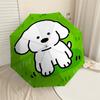 1PC dog grass Umbrella-8-Rib Reinforced, Automatic Open, Lightweight & Durable, Cute Fashion Accessory for Outdoor-Y0393