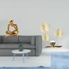 Abstract Thinker Leaves Statue Decoration for Tabletop Living Room Shelf Office Bookshelf Sculpture