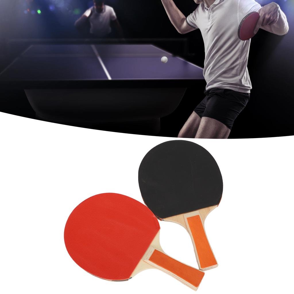 REGAIL 08 Balls Paddles Set Table Tennis Handshake Racket Set for Home Entertainment