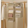 Clothes Storage Hanging Bag Foldable Fabric Dustproof Organizer, Wardrobe Garment Sorting Pouch, Hanging Storage Cabinet