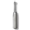 OXO Vertical Peeler with Smooth Brushed Stainless Steel Easy Peeling with Minimal Stainless Steel and Dishwasher Beautiful, Curves, Construction,