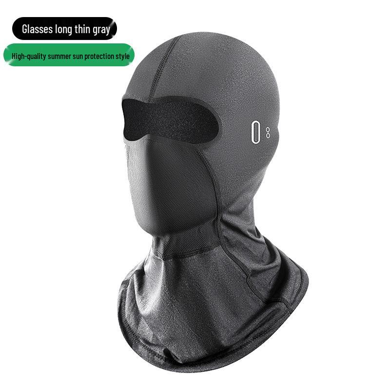 Eis Seide Sonnenschutz Stirnband: Schweißabsorbierende, schnell trocknende, atmungsaktive Gesichtsmaske & Motorradhelm-Innenfutter