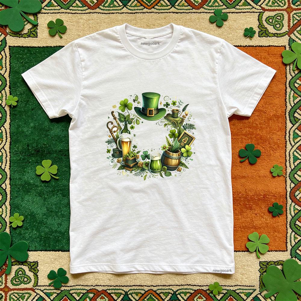 Saint Patrick lucky Irish green t shirt Unisex cotton Casual funny festival printed T shirt Retro Unisex Adult Party tee S