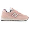 new New Balance 574 Pink Grey Women's