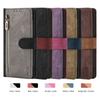 RFID Zipper Wallet Flip Leather Cards Solt Case for iPhone 14 15 16 Pro Max 13 12 11 SE 2025 X XS XR 8 7 Plus Stand Phone Cover