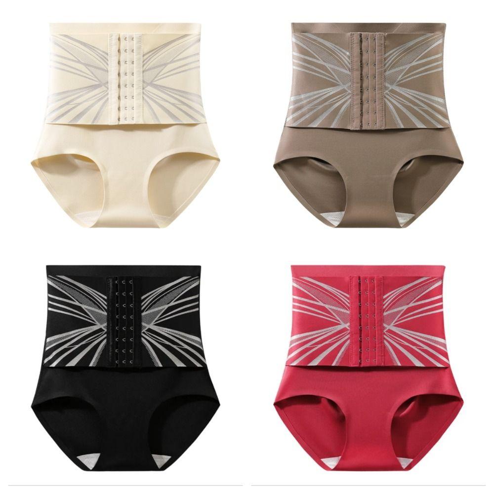 High Waist Butt Lifting Briefs Buckle Tummy Control Underpants Seamless Panties Women  Dress