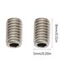 10 Pcs Stainless Steel Surfboard Grub Screws 5mm Fin Plug Screws Replacement Surfboard Fin Screws Surfing Accessories