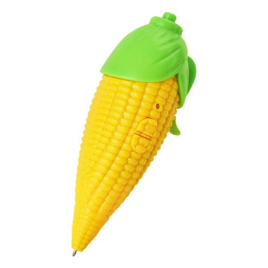 

Детская игрушка-ручка-регистратор с овощами, записывающая шариковая ручка в виде кукурузы и баклажана для малышей, мальчиков и девочек, обучающая электронная игрушка-ручка для записи Corn