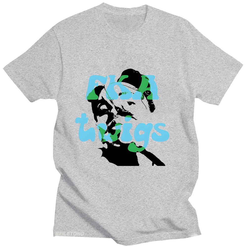 T-shirt FKA Twigs Stampa Grafica Moda Grunge Cotone Maglietta Manica Corta Gotica Punk T-shirt Uomo Top di Alta Qualità