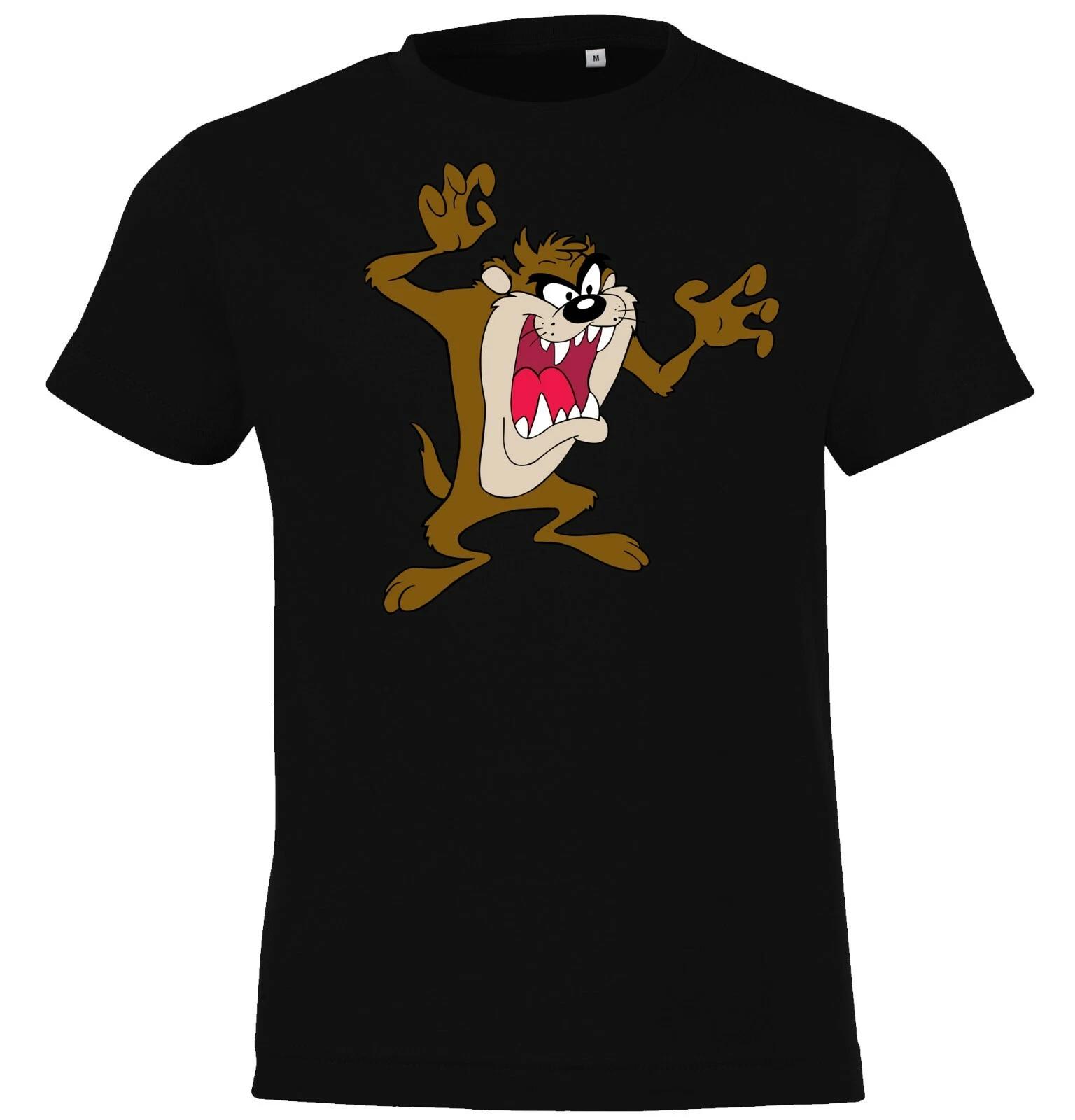 Youth Designz Kids kids boys T-Shirt TAZ Logo Print Nerd Comic Looney Bugs Bunny Tunes 140