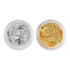 Gold Silver Irregular Aluminum Foil Paper Nail Art Sticker 3D Glitter DIY Manicure UV Gel Polish Nail Decoration Tools