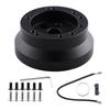 Steering Wheel Polished Short Hub Adapter 5 & 6 Hole Ididit, GM, Chevy B Silver