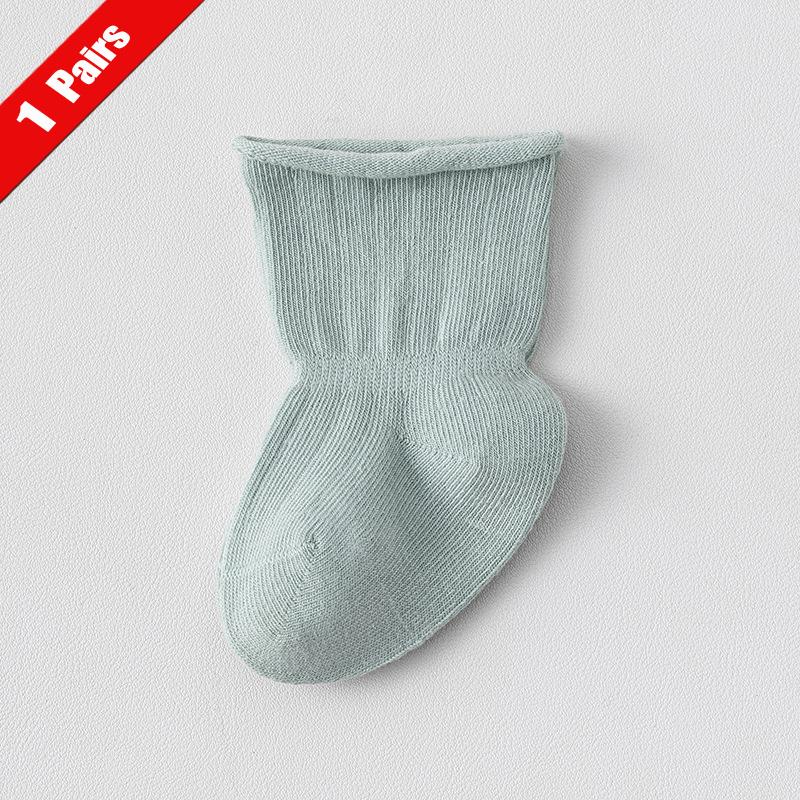 

1/3/5Pairs Children Girls Socks Four Seasons Cotton Simple Toddler Boys Socks Loose Mouthed Casual Newborn Socks Age For 0-5Yrs 0-6Month(S)