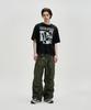 NOT4NERD Fragmented Self Loose Cropped T-Shirts - Black