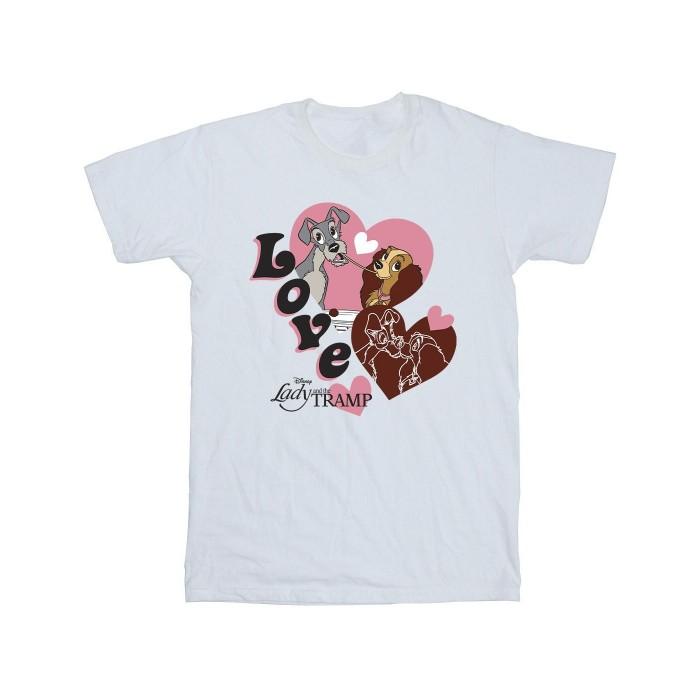 Lady And The Tramp Boys Spaghetti Love Cotton T-Shirt
