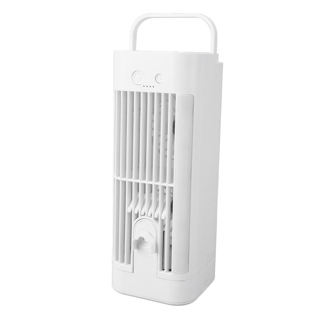 Acondicionador de Aire de Escritorio 5W 5V Motor Sin Escobillas Bajo Nivel de Ruido Ventilador Enfriador de Aire con Llenado Superior 120mL de Agua