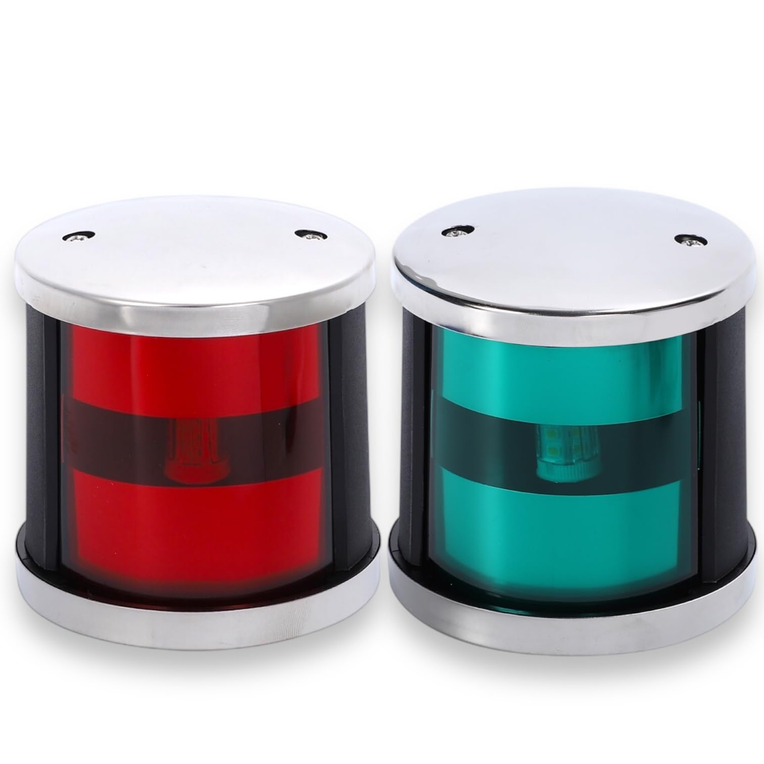 

Светодиодные навигационные огни Kanoan левого и правого борта для малых рыболовных судов и малых рыболовных судов, носовой, кормовой и ходовые красный и зеленый огни, 12 В/24 В