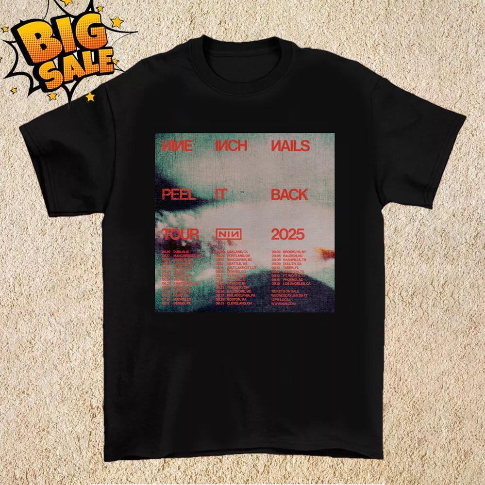 

Nine Inch Nails peel it back for a world tour T Shirt Size S-5XL Unisex T-Shirt XXXXL