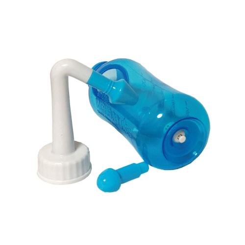 Nose Shower 300ml: Blue Nozzle: Comes with Two Nozzles: Straight Type and Shower Type. Japanese Instruction Manual Included.