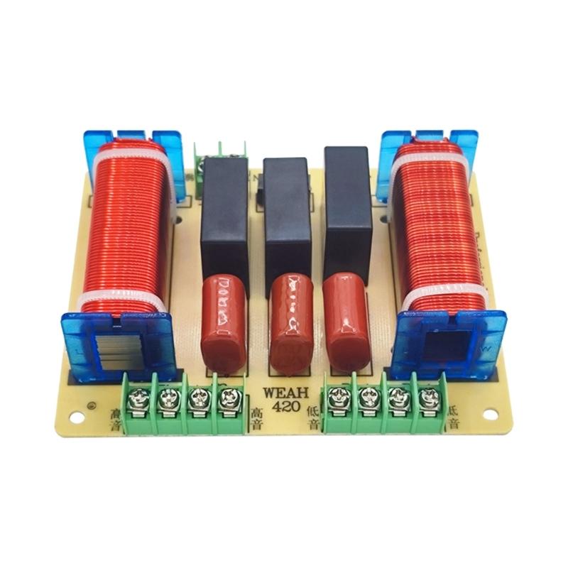 

400 Вт 4-полосные аудиофильские кроссоверы для динамиков Фильтры с регулируемым делителем частот для высоких и низких частот Дистрибьютор 1