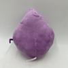Cute Ms Lemon Plush Doll 23cm Purple Evil Lemon Friendly Yellow Lemon with Glasses Soft Stuffed Toy Gift for Horror Game Fans Kids Collectors Decor