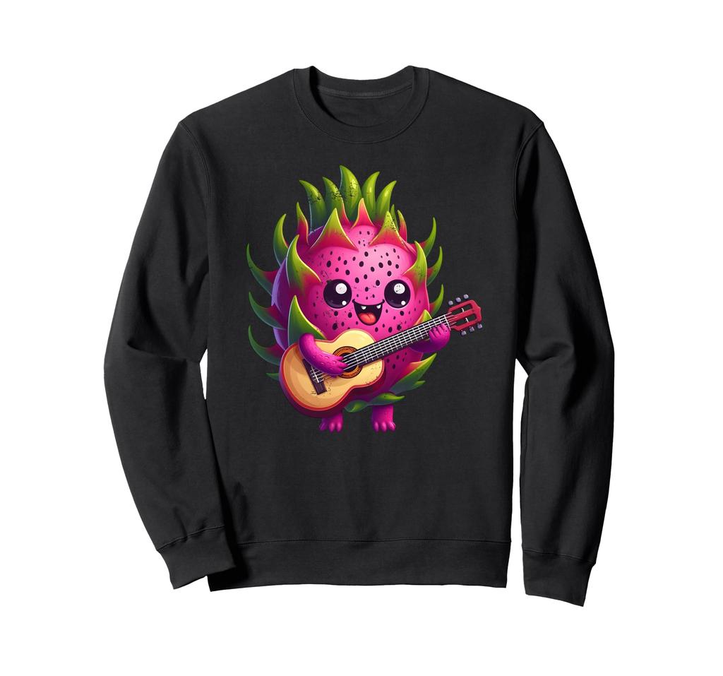 Dragon fruit playing guitar trainer